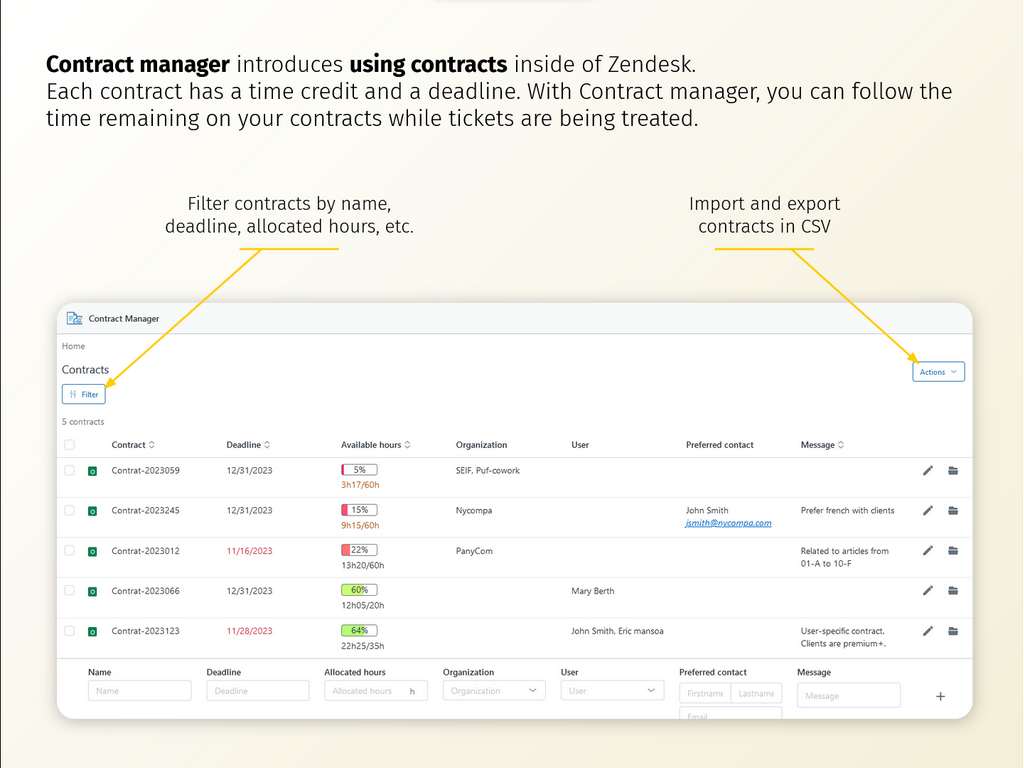 Contract Manager screenshot 1